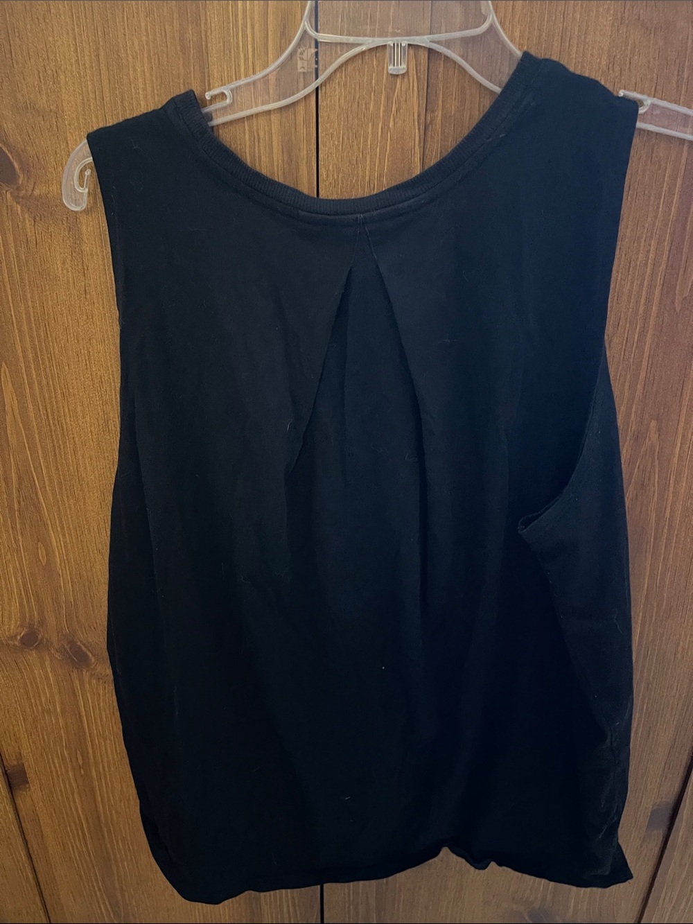 Athletic Works Black Women's Sleeveless Yoga Tank Top
